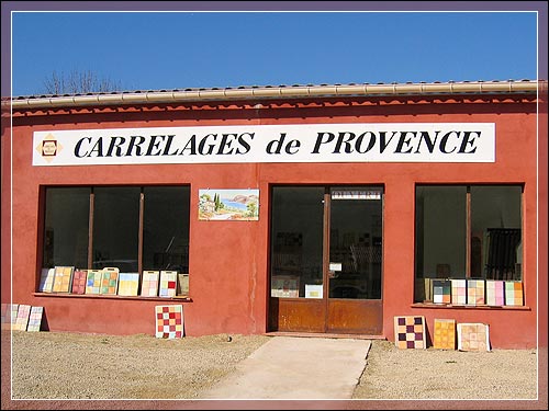 Carrelages de Provence is a typical small-scale company created more than 5 years ago. Located in the heart of Provence region in the Var department (83), the village Salernes "the tiles land" improved a quality know-how.